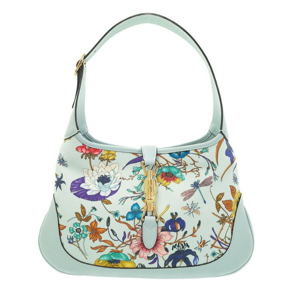 Gucci Handbags - GUCCI Jackie Floral Flower Hobo Bag Semi Shoulder